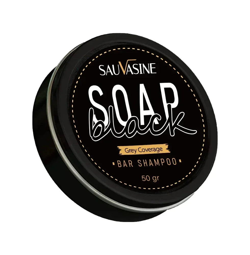 Hair Shampoo Soap Bar Cover Gray Hair Polygonum Multiflorum Dye Canas Hair Dye Shampoo Black Soap White Hair to Black Soap Cover