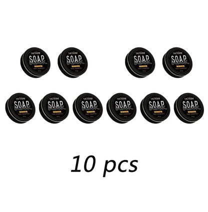 Hair Shampoo Soap Bar Cover Gray Hair Polygonum Multiflorum Dye Canas Hair Dye Shampoo Black Soap White Hair to Black Soap Cover