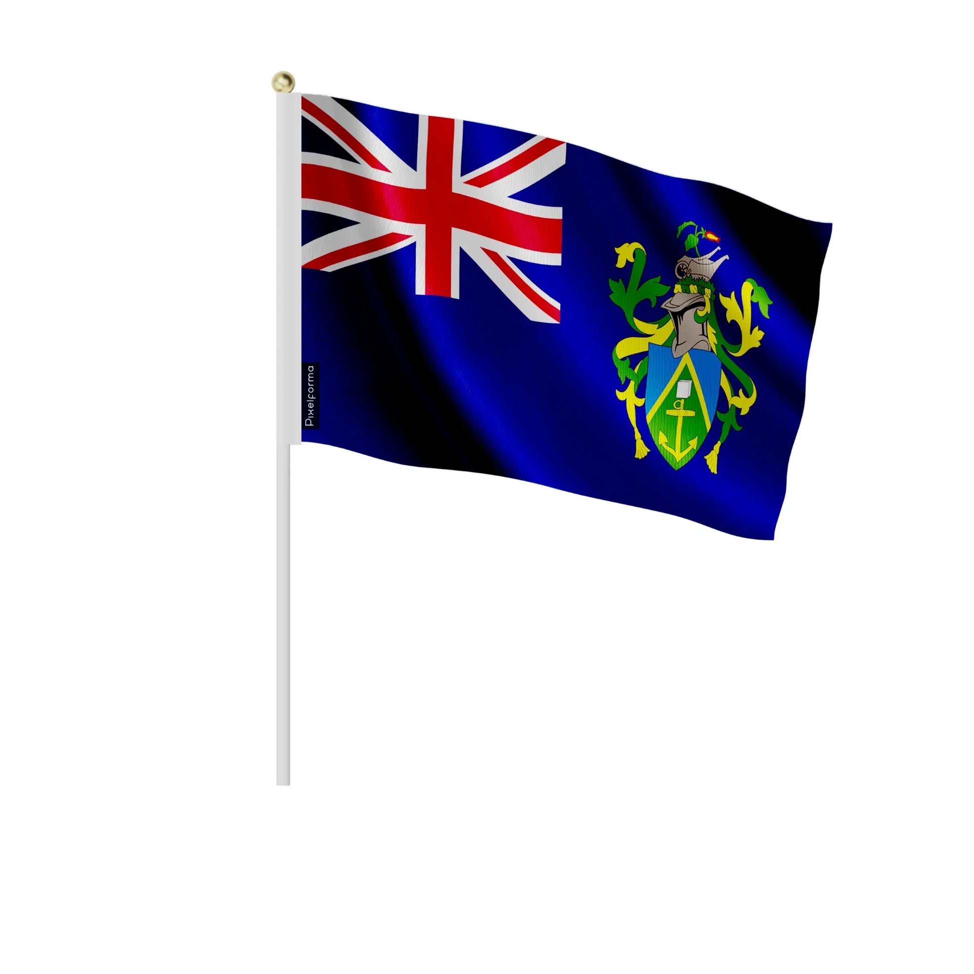 Lot De Mini-Drapeaux – Îles Pitcairn – À Tenir À La Main – Polyester