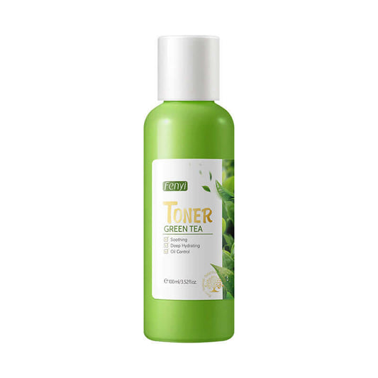 Bottle of Green Tea Toner 100ml Moisturizing Lotion Skin Care Product