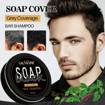 Hair Shampoo Soap Bar Cover Gray Hair Polygonum Multiflorum Dye Canas Hair Dye Shampoo Black Soap White Hair to Black Soap Cover